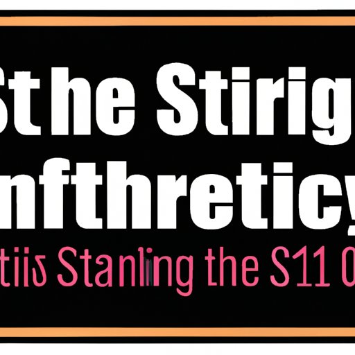 Begin with a Startling Statistic or Fact