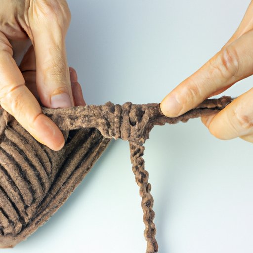 Use a Slip Knot to Start the Second Row of Crocheting