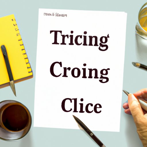 Joining a Writing Group or Critique Circle