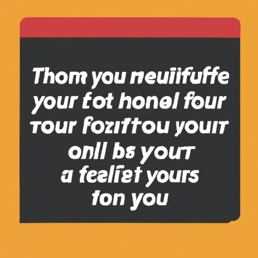 Focus on Yourself and Prioritize Your Own Needs