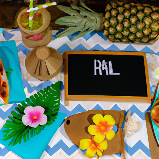 Plan a Dinner at a Restaurant with a Hawaiian Theme