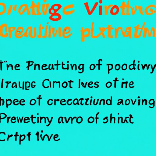 Provide Examples of Creative Writing