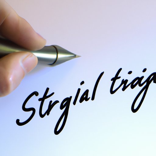 What to Look for in a Signature