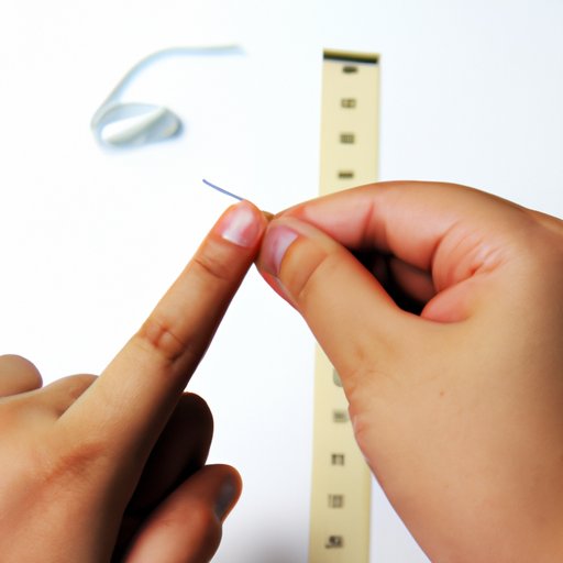 Use a String or Paper to Measure Your Finger 