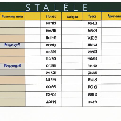 Create a Spreadsheet to Track Sales