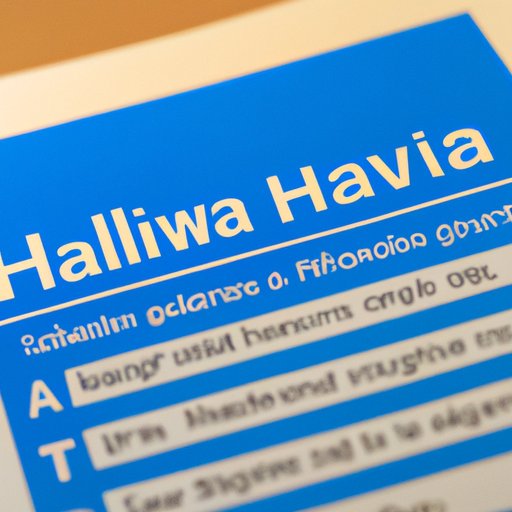 Background Information on Hawaii State Travel Guidelines