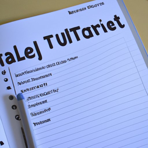 Create an Itinerary for Your Trip