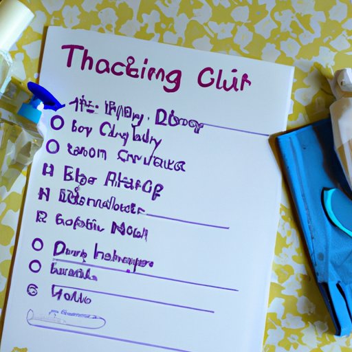 Preparing a Travel Checklist for Baby Items