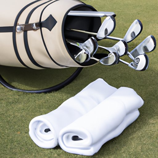 Wrap Individual Golf Clubs with Towels