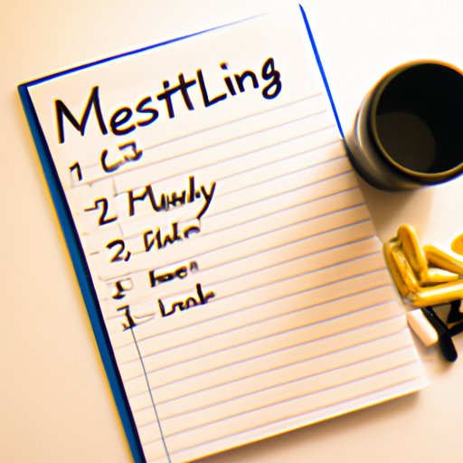 Make a List of Essential Supplements for Your Trip