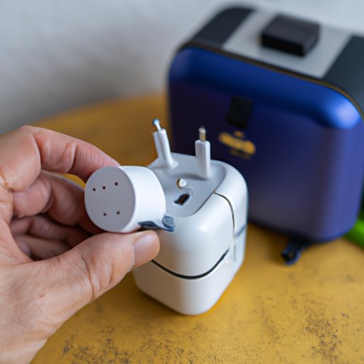 Demonstrating How to Use an Apple World Travel Adapter Kit