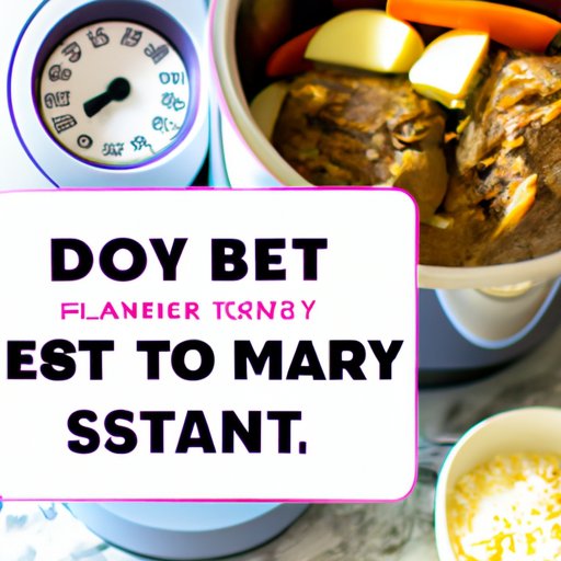 Making Meal Prep Easier: How to Use the Delay Start Feature on Your Instant Pot