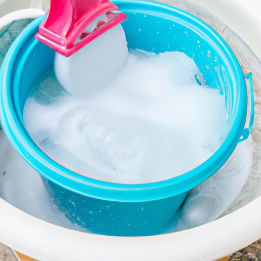Fill Bucket with Water and Mix in Car Soap