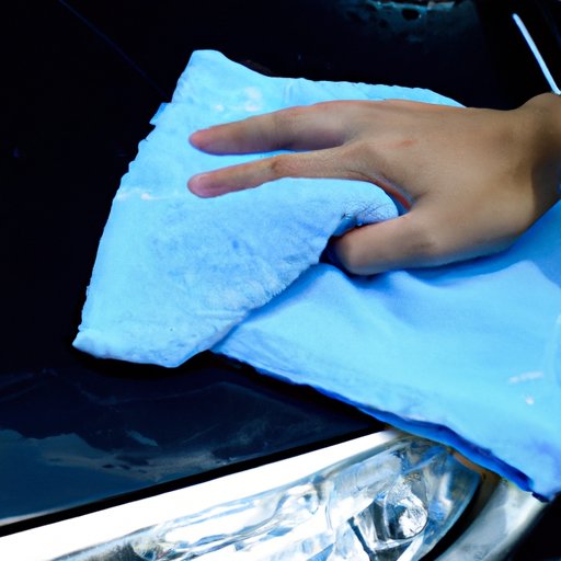 Dry Your Car with Microfiber Cloths