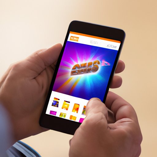 Downloading a mobile application that offers free streaming of the movies