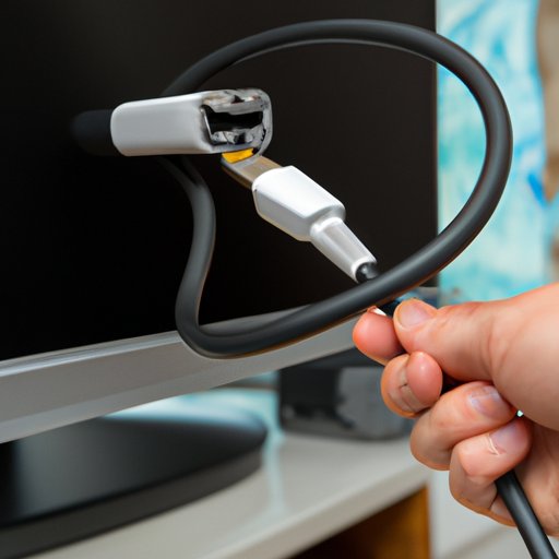 Connecting Computer to TV Using an HDMI Cable
