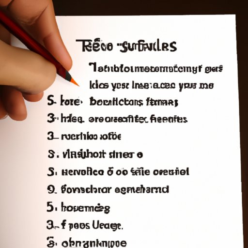 5. Make a List of Things You Appreciate About Your Spouse