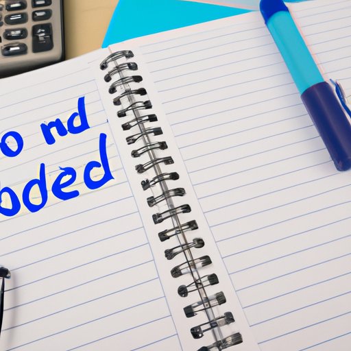 Making a Budget to Determine How Much You Can Afford