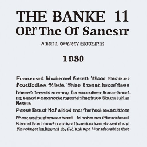 History and Track Record of Bank One Investment Company