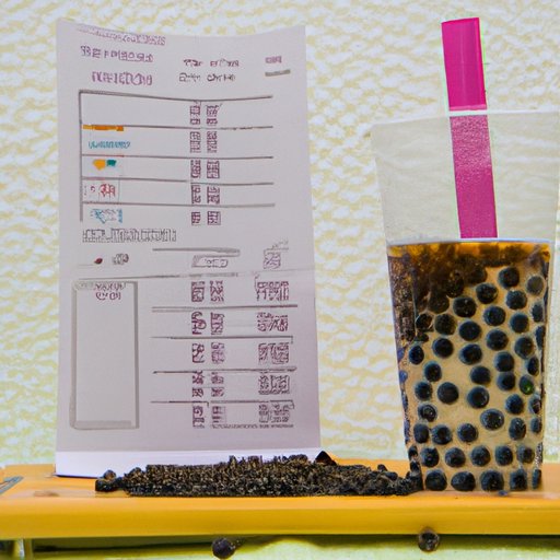 Analyzing the Nutritional Content of Bubble Tea