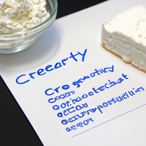 Evaluating the Protein and Carbohydrates in Cream Cheese