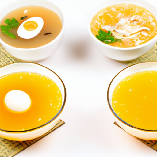 A Comparison of Egg Drop Soup and Other Popular Soups