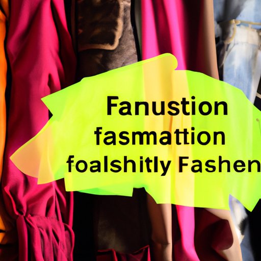 Assessing the Impact of Fast Fashion on the Environment