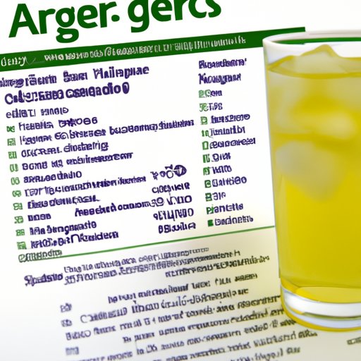 Exploring the Nutritional Facts of Ginger Ale