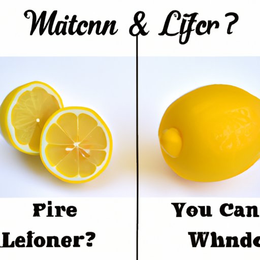  Comparing the Health Benefits of Lemons vs. Other Citrus Fruits 