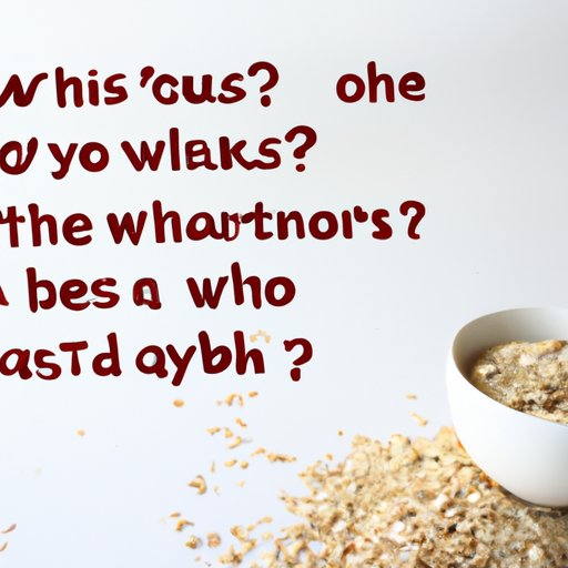 Common Questions About Eating Oats