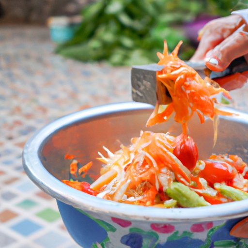 How to Make a Healthy Papaya Salad at Home