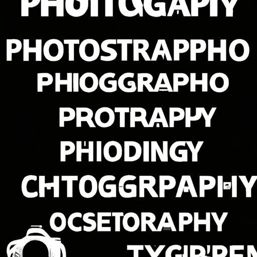 Different Types of Photography Careers
