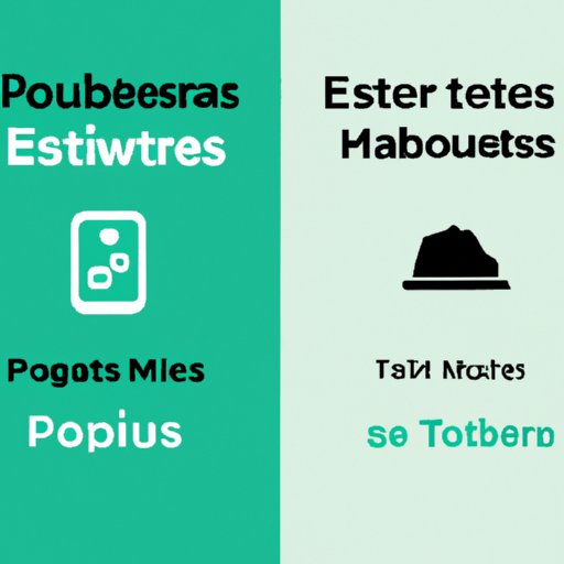 Comparing Features of Uber Eats and Postmates