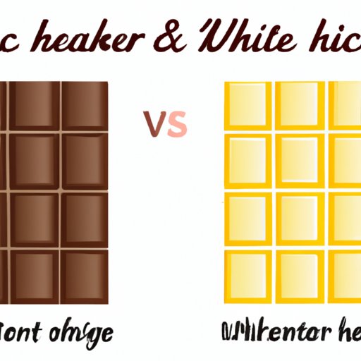 A Comparison of Health Benefits between White and Dark Chocolate