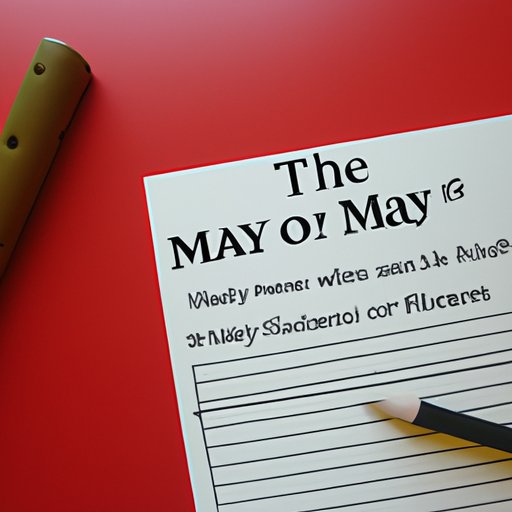 Exploring the History of May Writing