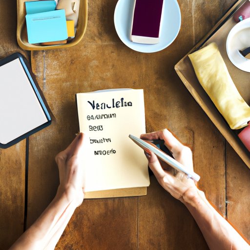 Compiling a List of Essential Travel Items