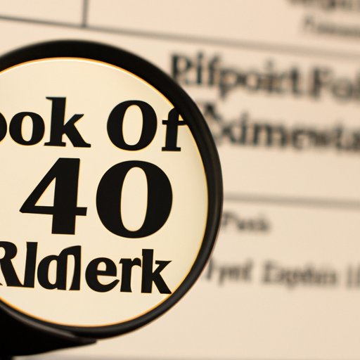 Analyzing Your Investment Options in a 401k