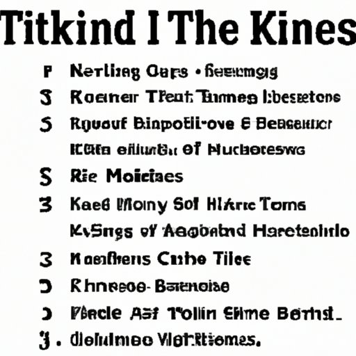 List of Top 5 Kid Movies and Explanations