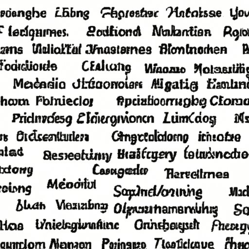 A Comprehensive List of Literary Genres