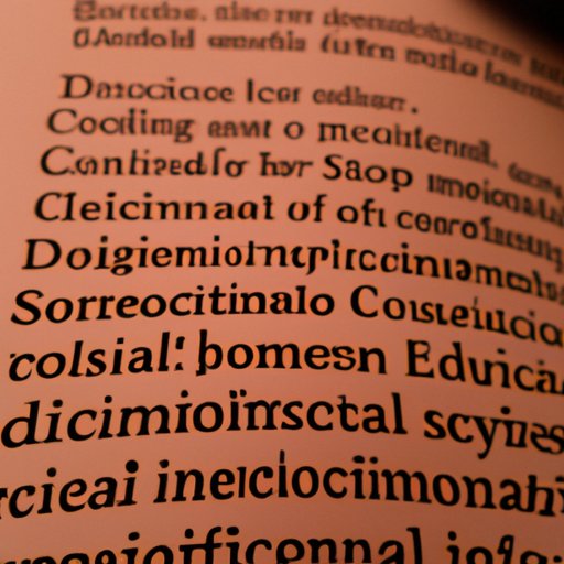 The Disciplinary Focus of Social Sciences