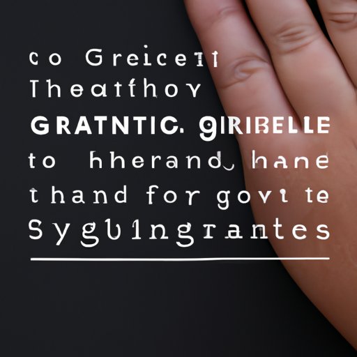 Share a Story of Gratitude