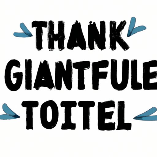 Talk About the Power of Gratitude