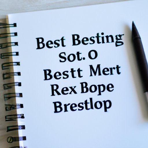 Creating a List of the Top 10 Best Books for Investing