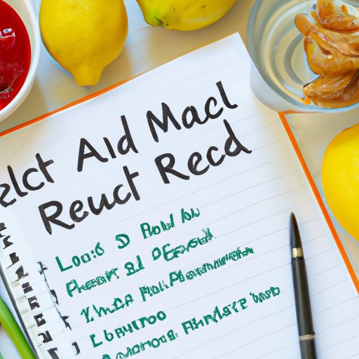 Creating a Low Acid Diet Plan for Acid Reflux