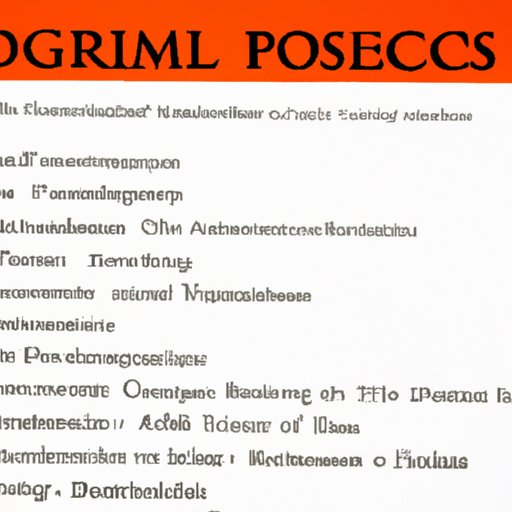 An Inside Look at the Curriculum for Political Science Majors