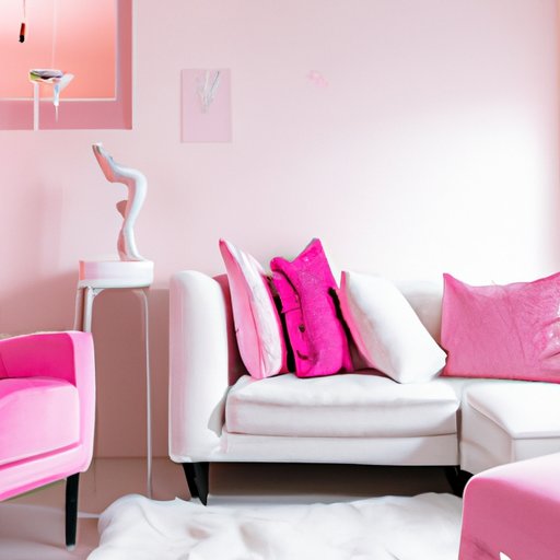 How to Create a Stylish Living Room with Pink and Other Colors