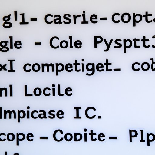 An Introduction to Programming Languages Used in Computer Science