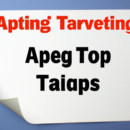 Provide Tips on Marketing and Advertising Strategies