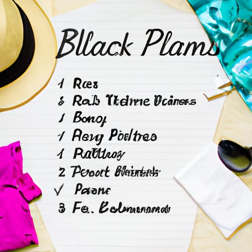 Create a Packing List: What to Bring for a Bahamas Vacation