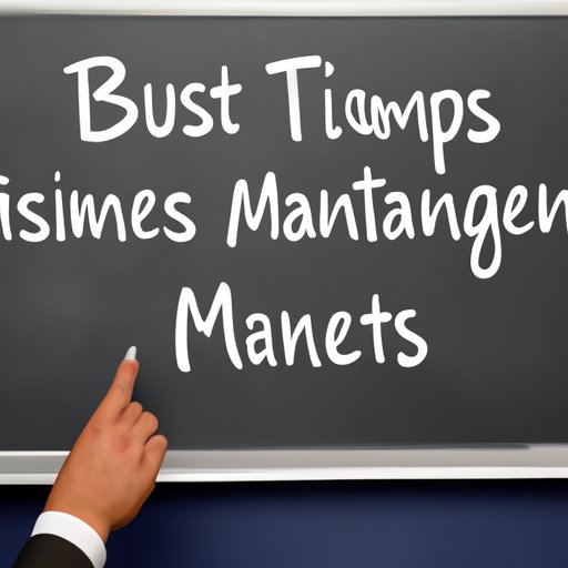 Tips for Making the Most of Business Management Classes